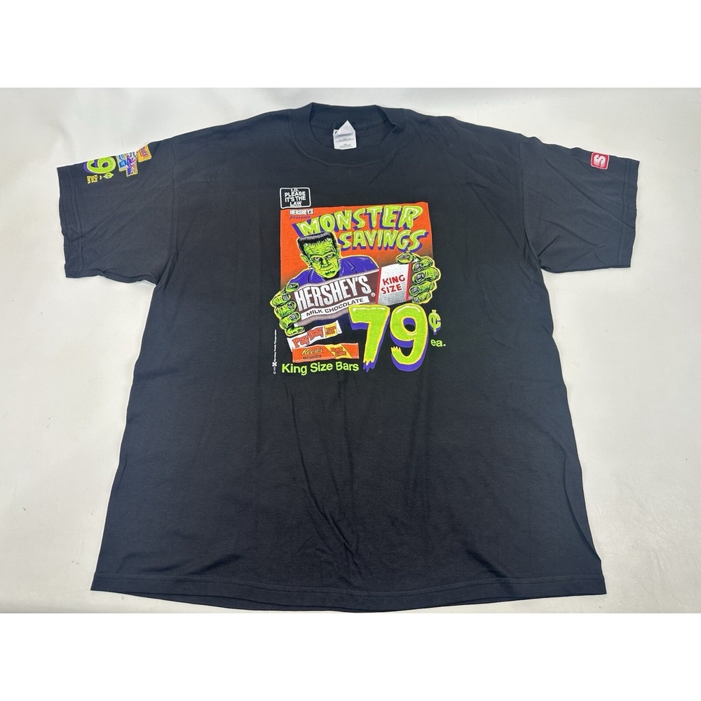 Hershey's Chocolate Promo T Shirt Adult‎ XXL Frankenstein Monster Vintage